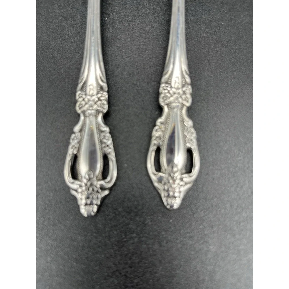 Brahms Stainless Iced Tea Spoons 3 Piece Set Oneida Silver Distinction Plus